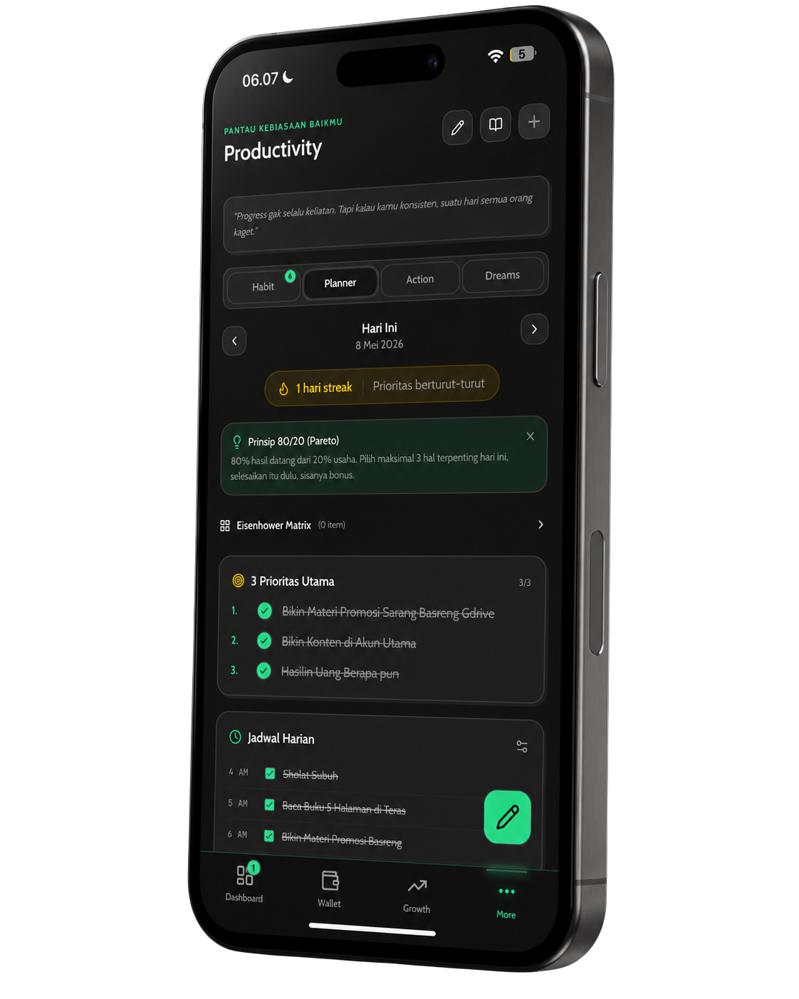 Flow Free app dashboard